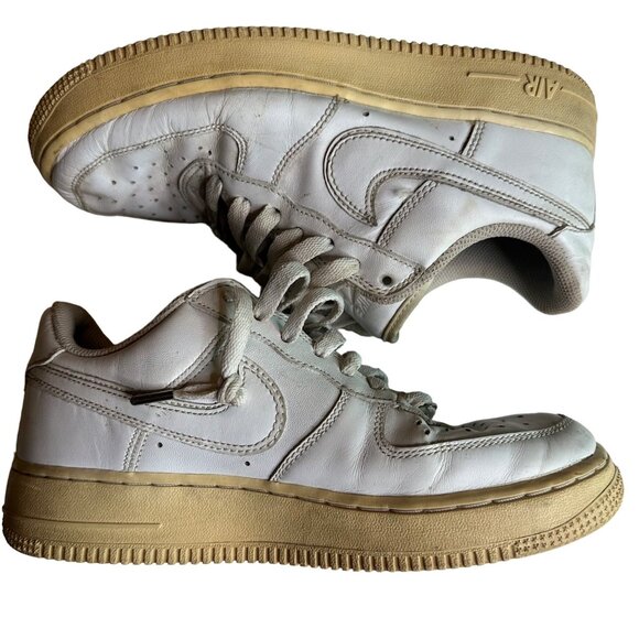 Nike Shoes - Nike Air Force 1 307109-116 Women's White Leather Sneaker Shoes Size 7.5
